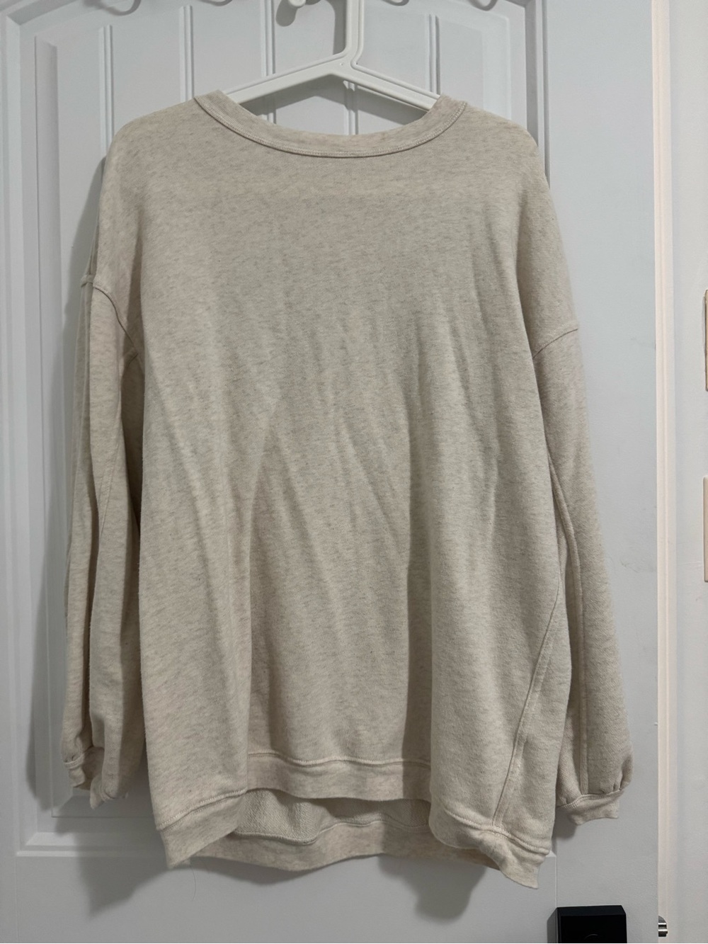 aerie Cream Crewneck Sweater